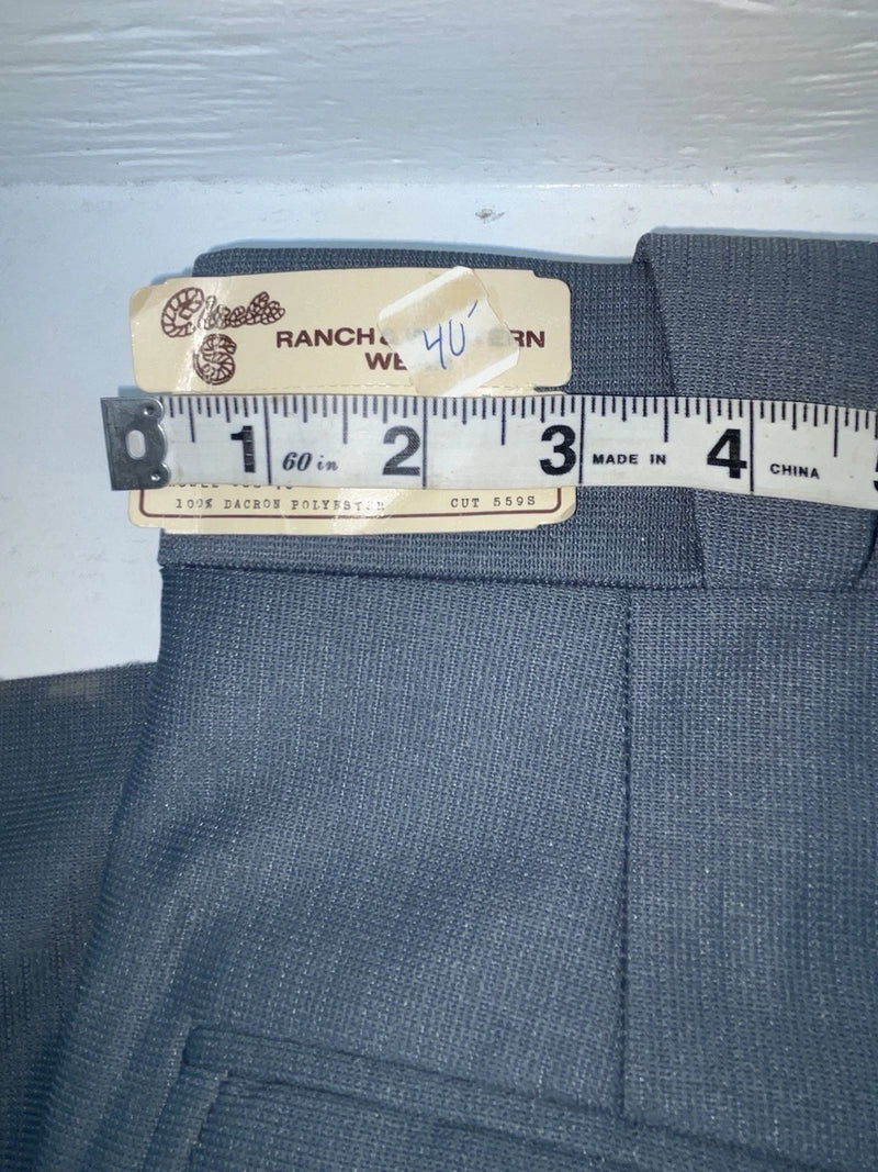 New Vintage Gray Circle S Polyester Pants #0142 XX-103