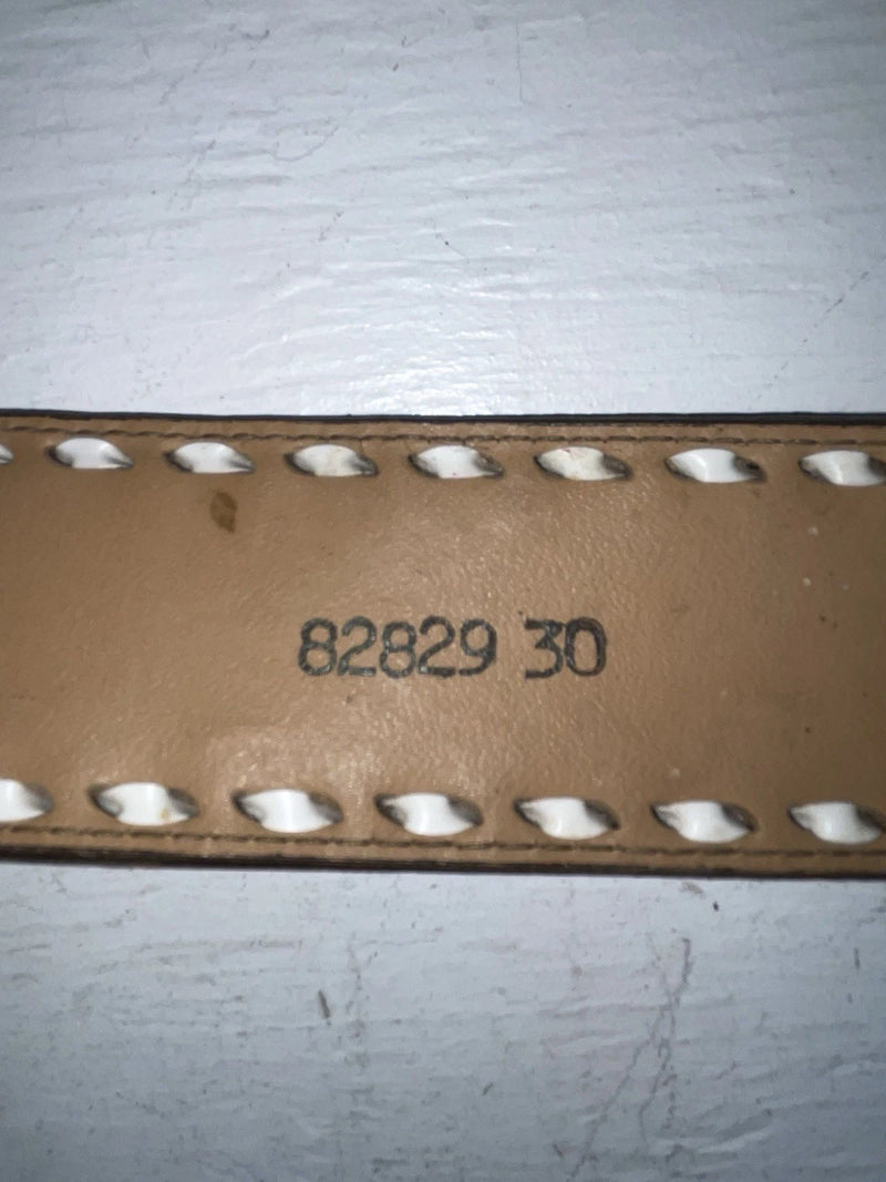 New Blue Genuine Leather Longhorn Tooled 30” Belt #82829 JJ-125
