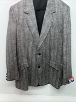 New Men’s Pioneer Wear Grey Suit Jacket 44L #12501 AA-606