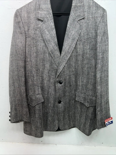 New Men’s Pioneer Wear Grey Suit Jacket 44L #12501 AA-606
