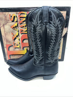 New Women’s Black Texas Brand Cowboy Boots. 4870 7 M. 18-27