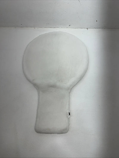 New Tough 1 White Wool Saddle Seat Cover #30-1001 PP-15