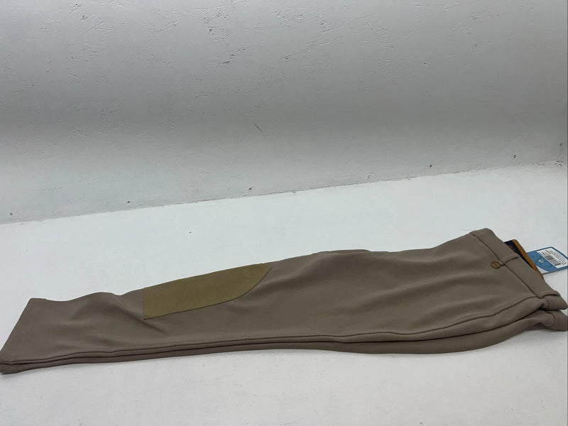 New Women’s Tan Ovation Low Rise English Riding Breeches. 34 R D-82 