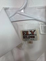 New Boys ELY Cattleman White Long Sleeve Pearl Snap Size 10 DD-80