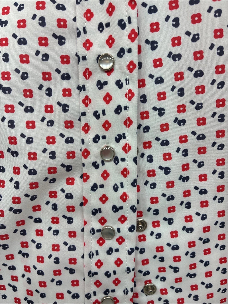 New Women’s Dickson Jenkins designed Long Sleeve Pearl Snap Size 40 MM-21