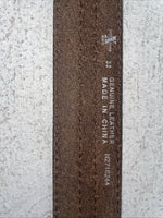 New Brown Genuine Leather HD Xtreme 32” Belt #N2710244 Z-21