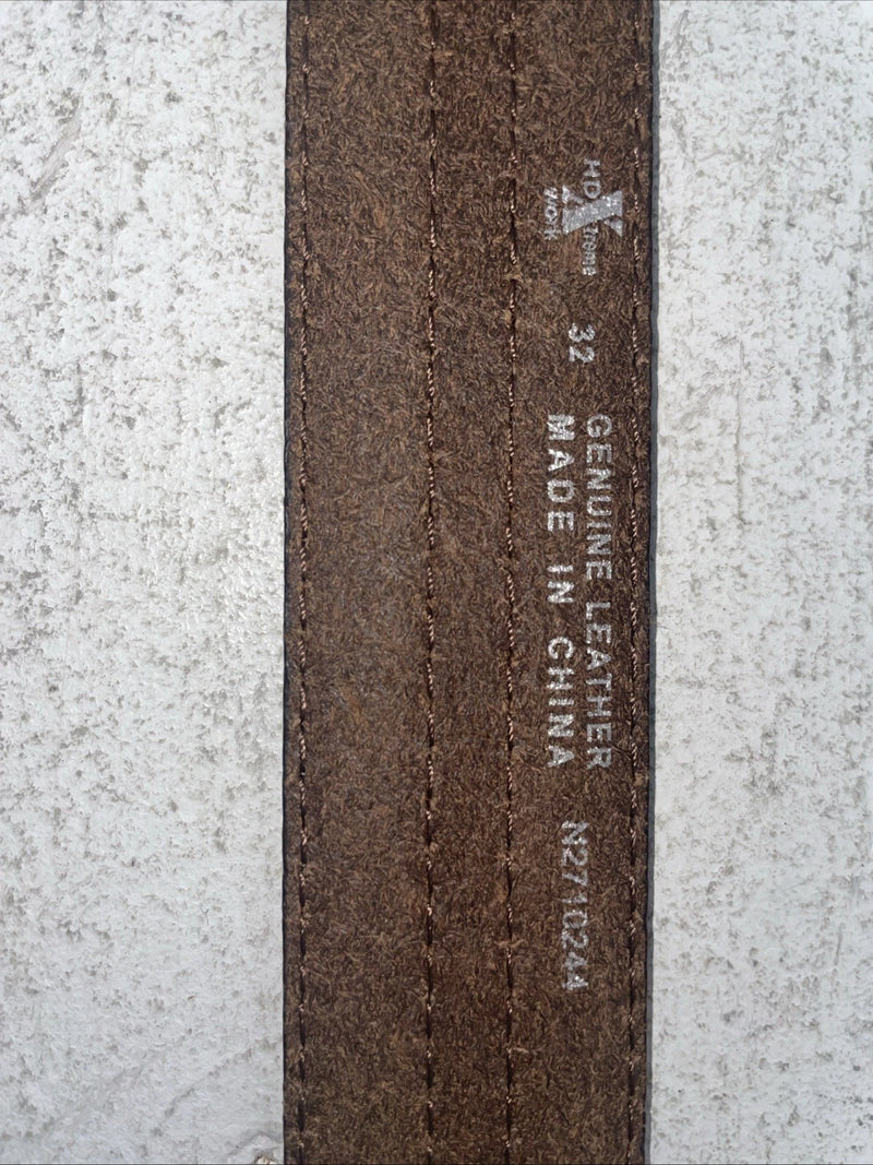 New Brown Genuine Leather HD Xtreme 32” Belt #N2710244 Z-21