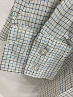 New Men’s Tem Tex White Strip Long Sleeve Button Up Small J-70