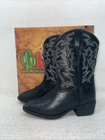 New Children’s Black Laredo Cowboy Boots.  C 2430 13 D. 23-45