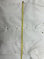New Women’s Prior White Long Sleeve Pearl Snap English Shirt 38 KK-64