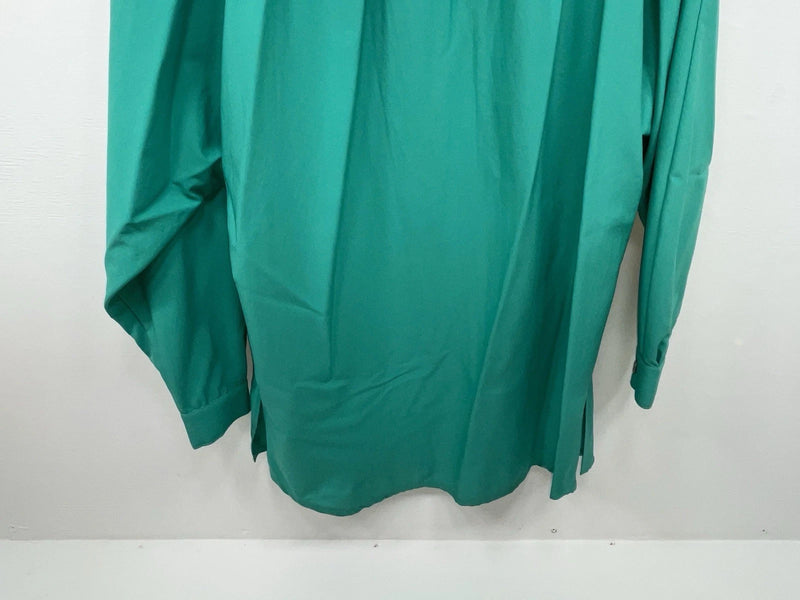 New Women’s Green H Bar C Long Sleeve Button Up Shirt 3B-32