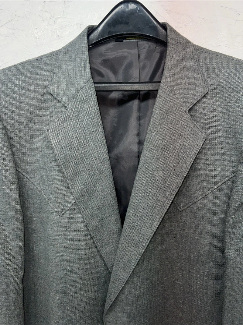 New Men’s Gray HbarC California Ranchwear Dress Coat 42R WW-54
