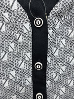 New Women’s Western Heritage Black White Show Vest Button Up Size 14 YY-112