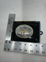 New Women’s Nocona Silver Gold “N” Belt Buckle. 37572-N A-110