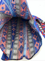New Men’s Rodeo Active Red And Blue Western Button Shirt. Small A-173