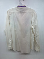 New Women’s Wrangler White Design Long Sleeve Button Up Size XL TT-139