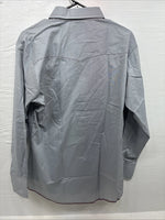 New Men’s Dee-Cee Gray Red Long Sleeve Pearl Snap 16 X 33 Large O-19