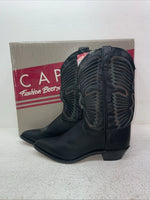 New Women’s Black Capezio Cowboy Boots. L 280 8 W. 1-97