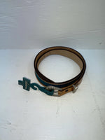 New Blue Genuine Leather Wrangler 32” Belt #528006 Z-170