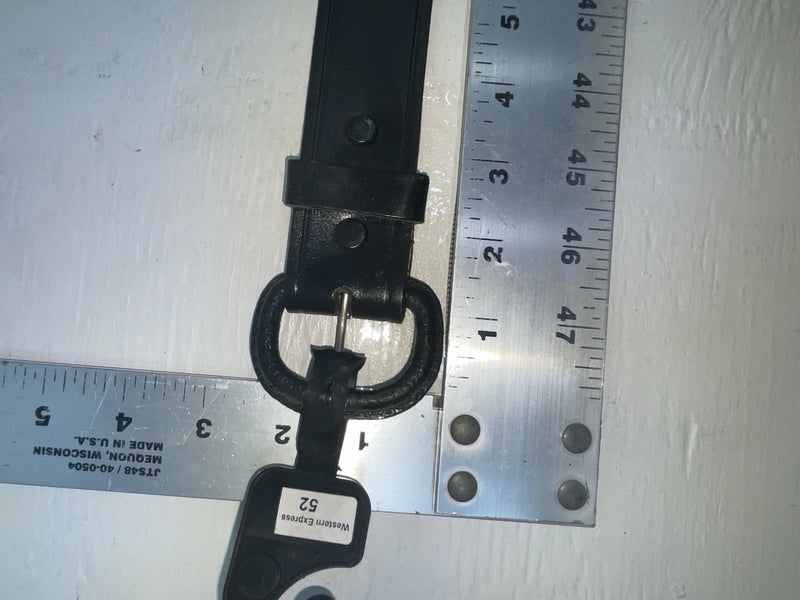 New Black Genuine Leather Western Express 52” Belt #209 NN-99