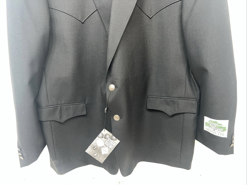 New Women’s Mesquite Black Suit Jacket 52BL #110073 T-602