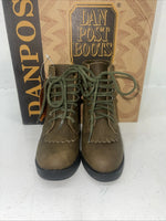 New Children’s Brown Distress Dan Post Lace Up Cowboy Boots. 9 D. 24-9