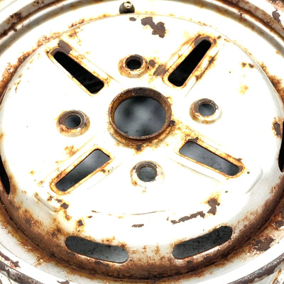96 Yamaha Big Bear 350 4x4 OEM 12x6.5 Front Wheel Rim 3HN-25180-00-35 AY58