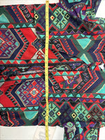 New Women’s Mine & Bills Multicolor Design Long Sleeve Button Up Medium MM-99