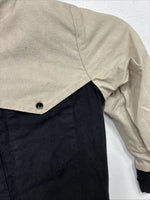 New Kids Cowboy Threads Black Tan Long Sleeve Button Up Size 5 TT-24