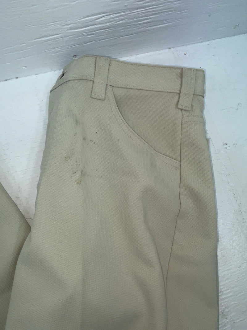 New Vintage Cream Lee Polyester Pants #2084612 ZZ-18