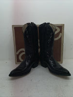 New Men’s Black Acme Cowboy Boots. 4920 9.5 8 1/2 D. 4-57