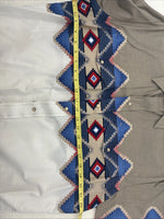 New Men’s Brooks & Dunn Western Print Long Sleeve Pearl Snap 16.5 Large V-106