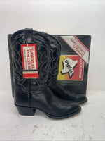 New Men’s Black Texas Brand Cowboy Boots. M 610 10 D. 7-44