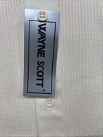 New Wayne Scott Yellow Long Sleeve Button Up English Shirt Medium X-89