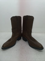 New Men’s Brown Justin Cowboy Boots. 3826 8.5 8 1/2 D. 3-93
