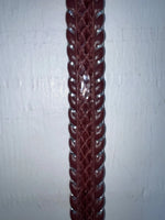 New Red Genuine Leather Tex Tan Weaved 34” Belt #02/4566 JJ-17