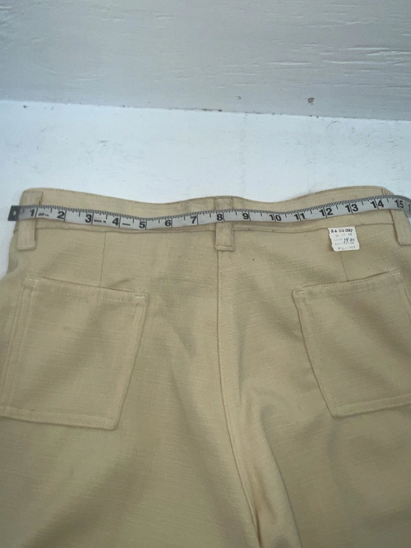 New Vintage Yellow Polyester Pants #5450087 3A-24