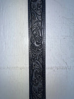 New Black Genuine Leather Nocona Tooled 18” Belt #331 NN-72