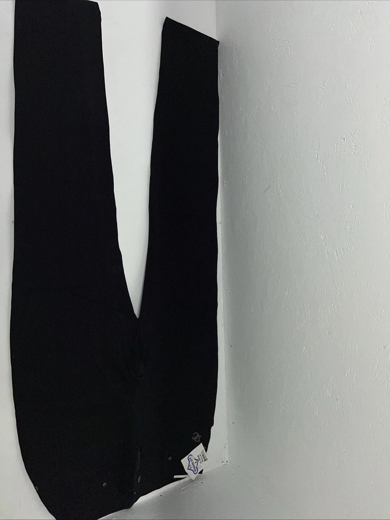 New Women’s Black Diamond Cut Gusset Denim Jeans. 15/16x36 K-18