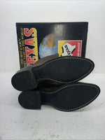 New Men’s Brown Texas Brand Cowboy Boots. 8311 10.5 10 1/2 D. 7-113