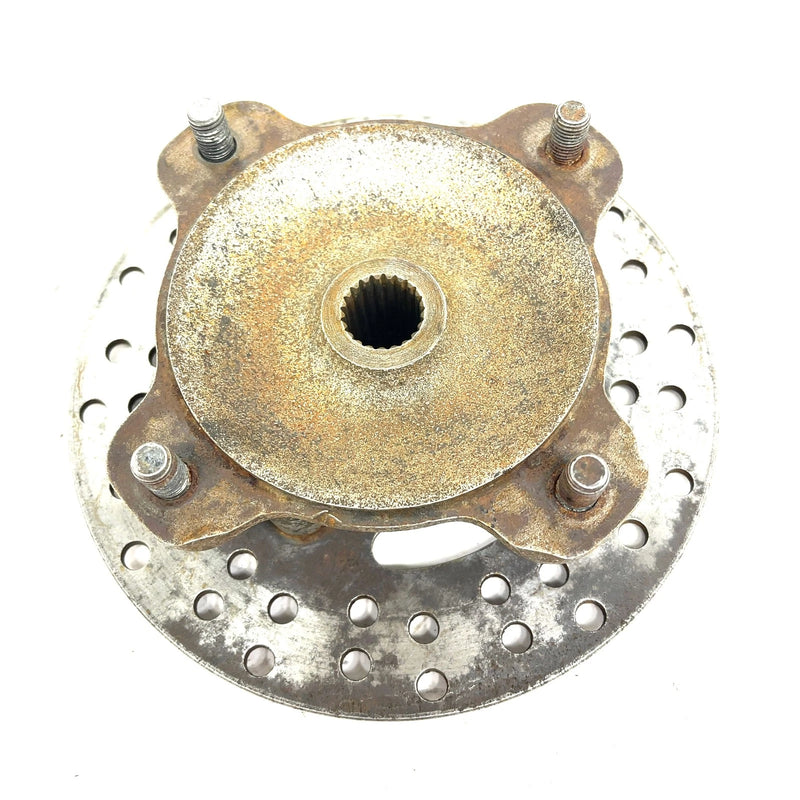 1993 Kawasaki Bayou 400 4x4 OEM Front Hub W/Rotor 49030-1116 AK32