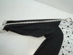 New Women’s Black White Cowboy Threads Long Sleeve Button Up Shirt M #790 3B-21