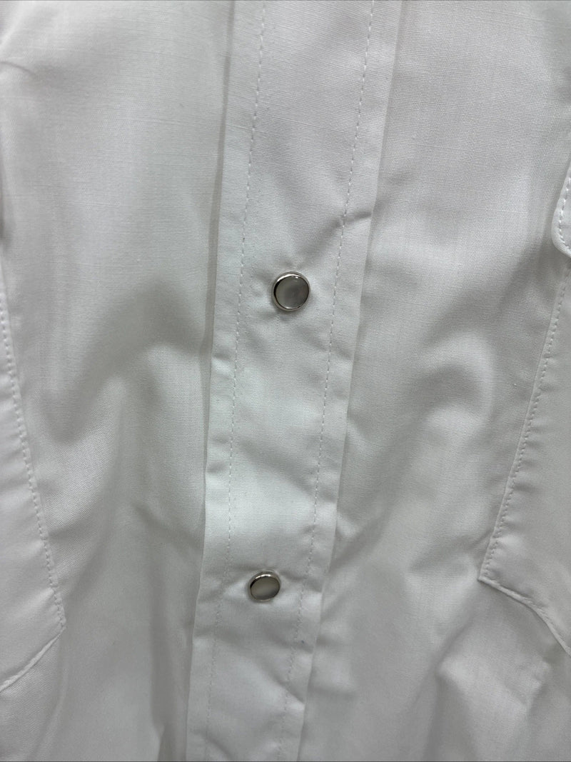 New Men’s Panhandle Slim White Long Sleeve Pearl Snap 3XL E-76