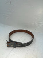 New Gray Genuine Leather Comanche Tooled 20” Belt #10357 NN-65