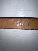 New Red Genuine Leather Chambers Tooled 20” Belt #WY347 NN-52