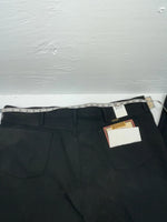 New Vintage Black Wrangler Polyester Pants #82BK NN-161