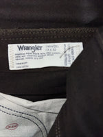 New Men’s Brown Cowboy Cut Slim Fit Wrangler Jeans. 13x32 G-6