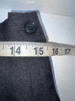 New Vintage Black Polyester Pants OO-36