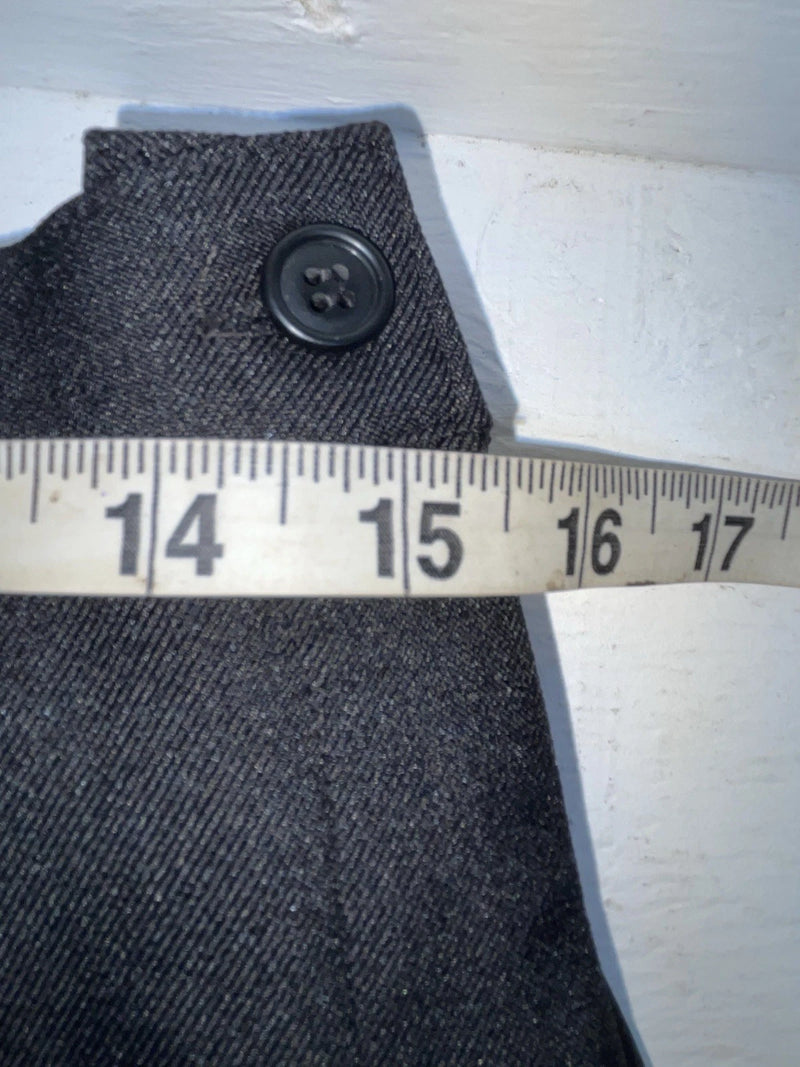 New Vintage Black Polyester Pants OO-36