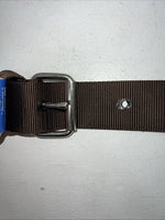 New Brown ABETTA nylon Back Flank Cinch Set #23412BR S-65